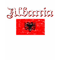 Albanian flag design t-shirts