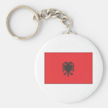 Albanian Flag Keychains
