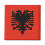 Albanian Flag Fridge Magnet