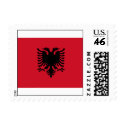 Albanian Flag postage by Famous_Designs Albanian Flag postage