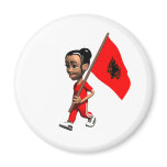 Albanian Girl Refrigerator Magnet