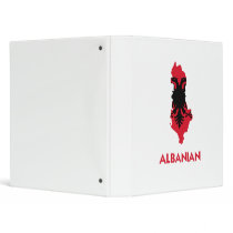 ALBANIAN MAP 3 RING BINDERS