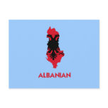 ALBANIAN MAP POST CARD