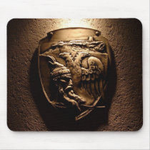 Albanian Shield Mouse Pad mousepads by Famous_Designs Albanian Shield Mouse Pad mousepads