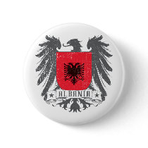 albaniashield pinback button