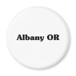 Albany Classic t shirts Fridge Magnet