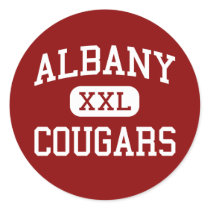 Albany - Cougars - High - Berkeley California Stickers