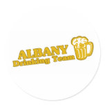 Albany Drinking Team tee shirts Sticker