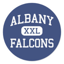 Albany - Falcons - High School - Albany New York Round Stickers