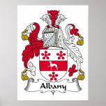 Albany Family Crest Print