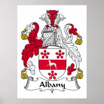 Albany Family Crest Print