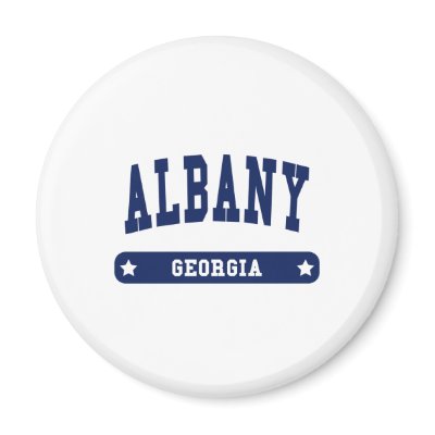 Albany Georgia College Style t shirts Refrigerator Magnet by republicofcities