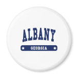 Albany Georgia College Style t shirts Refrigerator Magnet