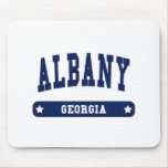 Albany Georgia College Style t shirts Mouse Pad