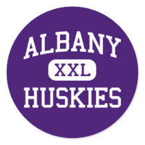 Albany - Huskies - Senior - Albany Minnesota Round Sticker