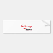 Albany Indiana City Classic Bumper Sticker