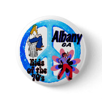 Albany Kids of the 70's button
