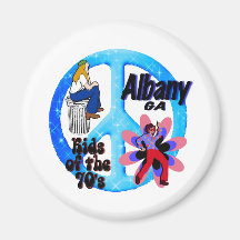 Albany Kids of the 70's Refrigerator Magnet