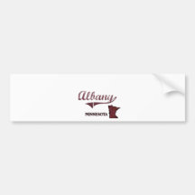 Albany Minnesota City Classic Bumper Sticker