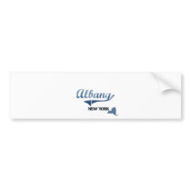 Albany New York City Classic Bumper Stickers