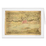 Albany New York Early Map 1758 Greeting Cards