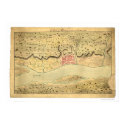 Albany New York Early Map 1758 posters