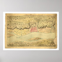 Albany New York Early Map 1758 Print