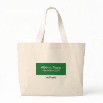 Albany Nuff Said Canvas Bags