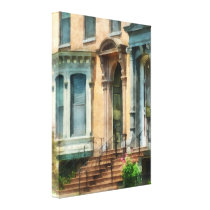 Albany NY Brownstone canvas prints