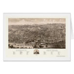 Albany, NY Panoramic Map - 1879 Cards