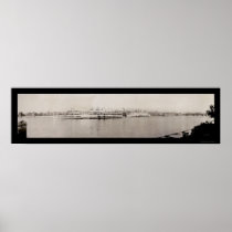 Albany NY Waterfront Photo 1909 Posters
