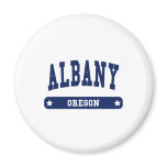 Albany Oregon College Style t shirts Fridge Magnet