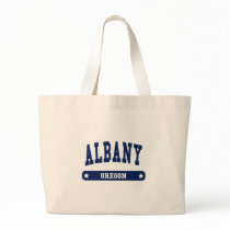 Albany Oregon College Style t shirts Tote Bags