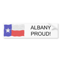 Albany Proud Bumper Sticker