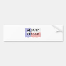 Albany Proud Bumper Stickers