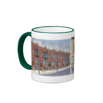 Albany Street Scenes mugs by DavidHinchenDesign Albany Street Scenes mugs