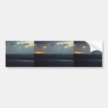 Albany Wind-Farm Against The Sunset, Western Austr Bumper Sticker