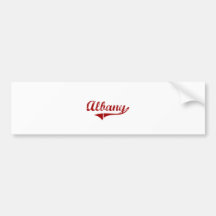 Albany Wisconsin Classic Design Bumper Stickers