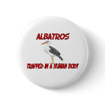 Albatros trapped in a human body pins