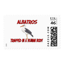 Albatros trapped in a human body postage
