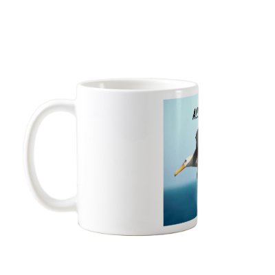 Albatross Flying Coffee Mug by junglewalkcom