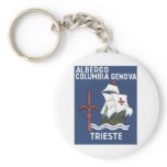 Albergo Columbia Genova Trieste Keychain