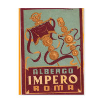 albergo impero roma postcards