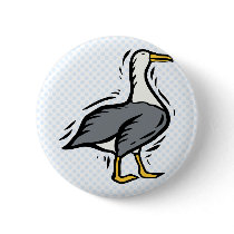 Albert Albatross Pinback Button