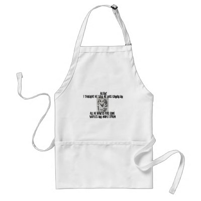 Albert Alien Tee Aprons by aandjdesigns