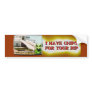 Albert Alien Tee Bumper Sticker