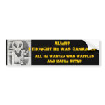 Albert Alien Tee Bumper Stickers