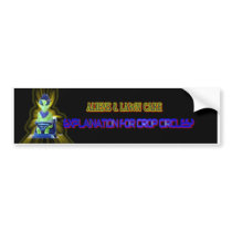Albert Alien Tee bumper stickers by aandjdesigns Albert Alien Tee bumper stickers