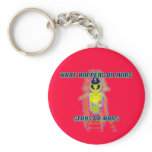 Albert Alien Tee Keychain