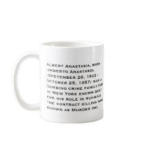 Albert Anastasia mugs